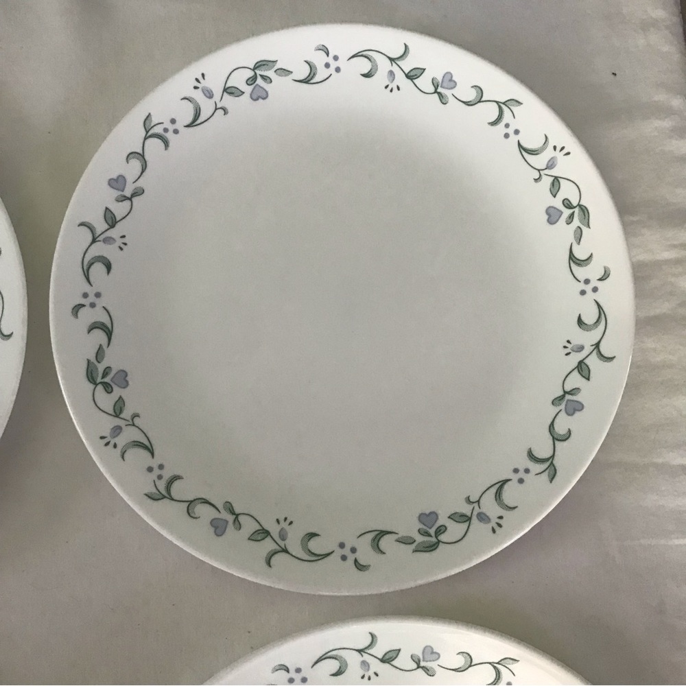 SET OF 4 CORNING CORELLE COUNTRY COTTAGE 10 1/4" DINNER PLATES - Picture 6 of 6